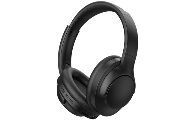 WiWU TD-08 Elite Pure Bass Sound Bluetooth 5.3 Up to 30H Battery Life, Comfortable & Foldable Design - Black